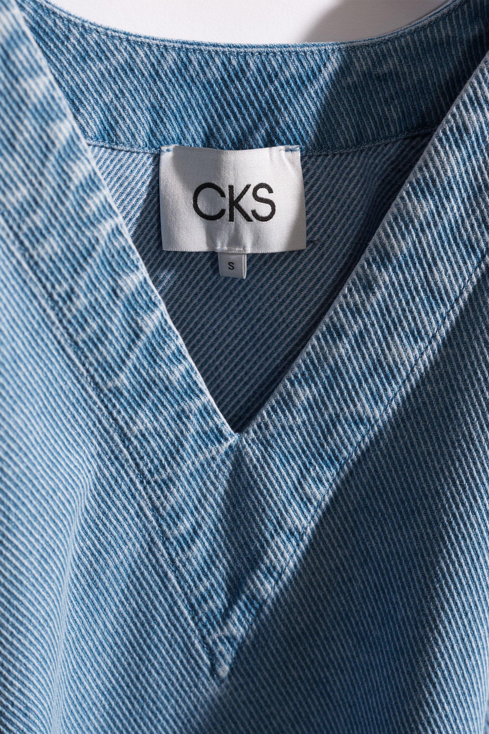 CKS - SABA - Bluse Kurze &Auml;rmel - Blau