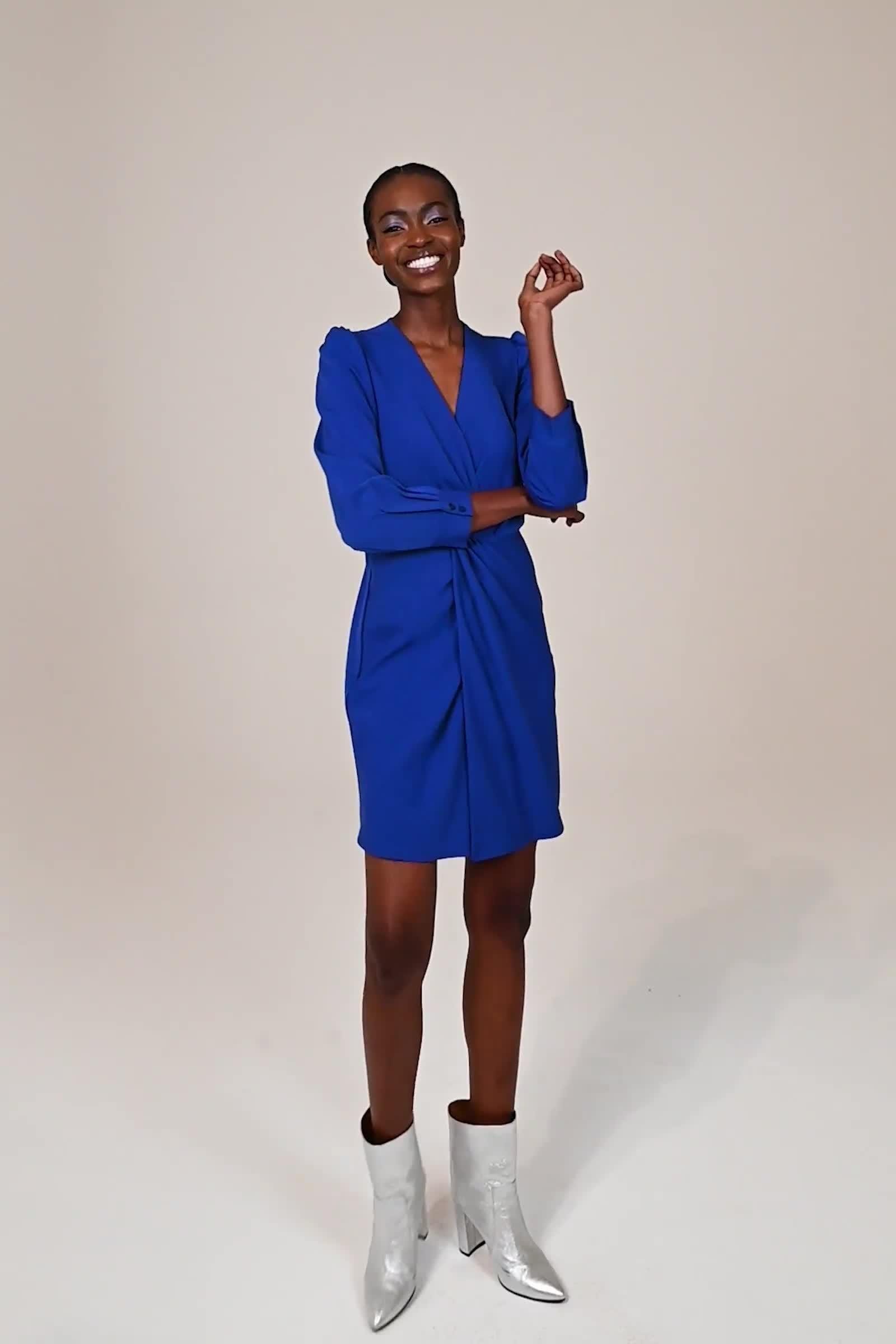 CKS Dames - DEMO - short dress - blue
