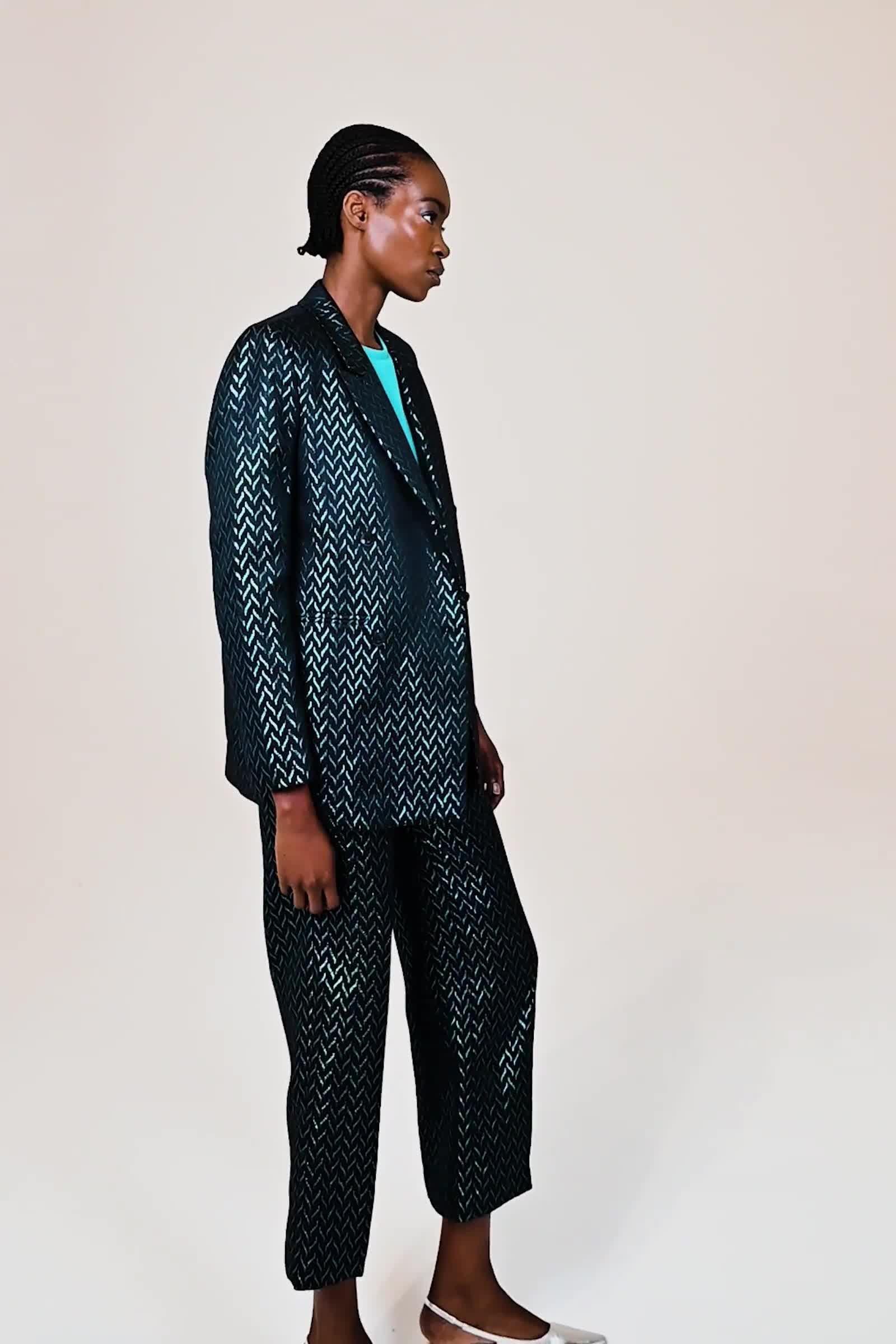 CKS Dames - TAHTI - pantalon à la cheville - bleu