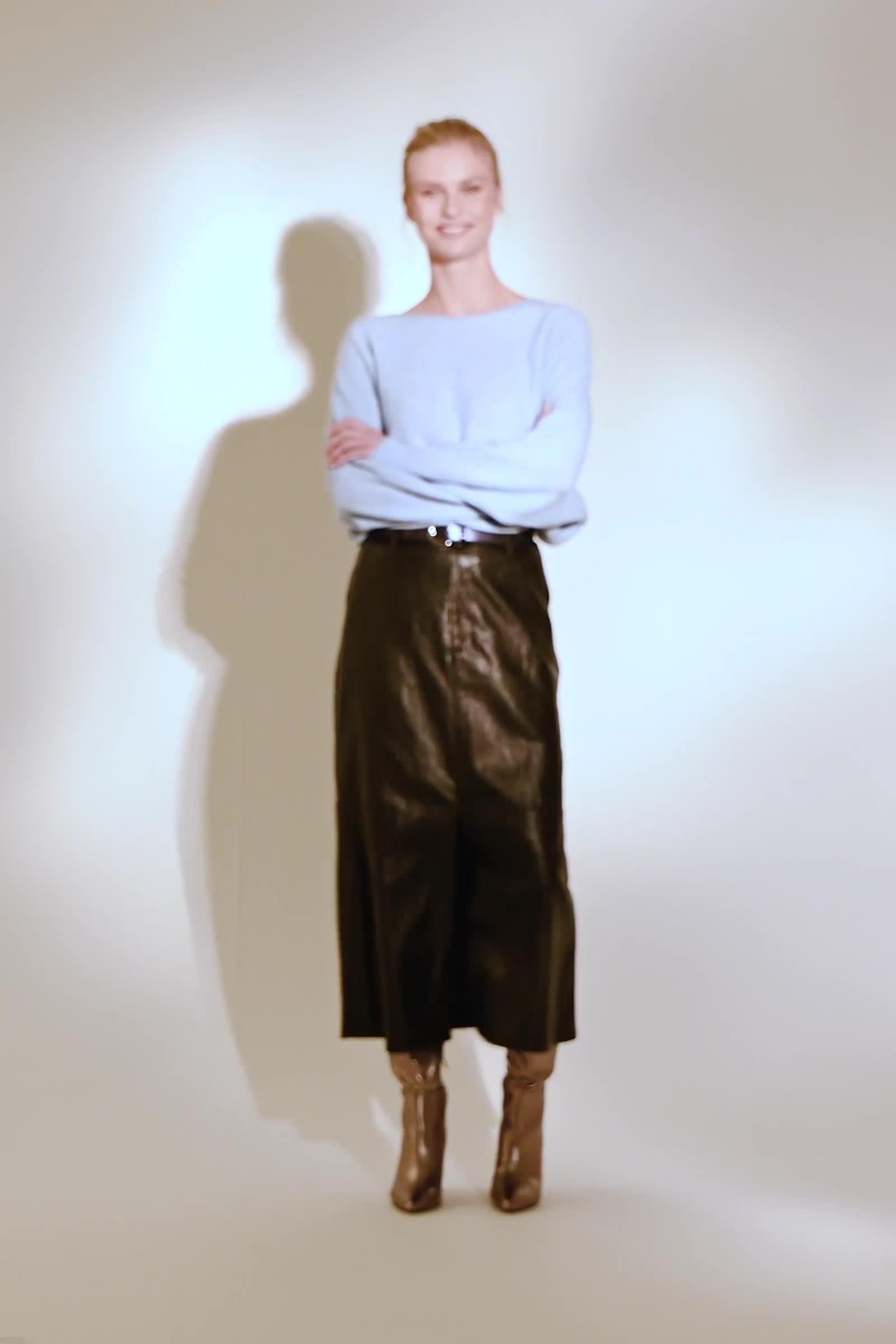CKS Dames - SKOLE - midi skirt - black