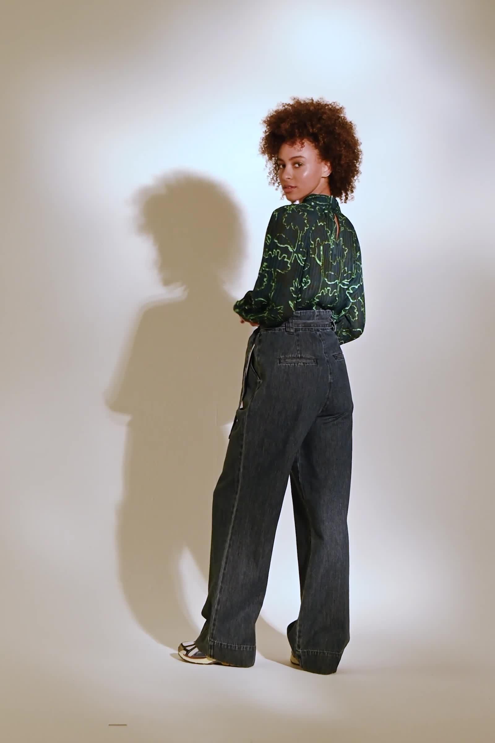 CKS Dames - SHAYNI - blouse short sleeves - dark green