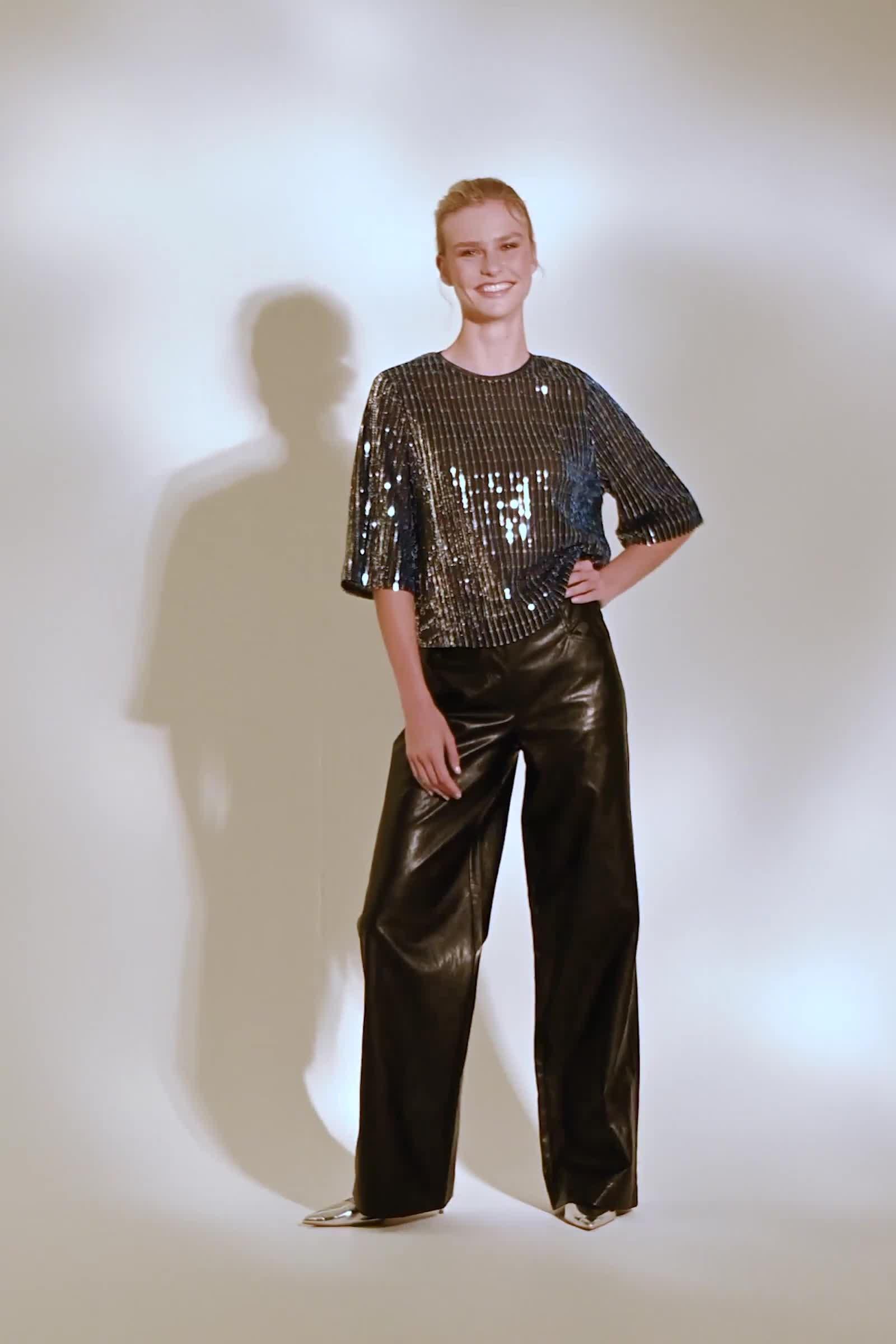 CKS Dames - TIRIAS - blouse long sleeves - dark blue