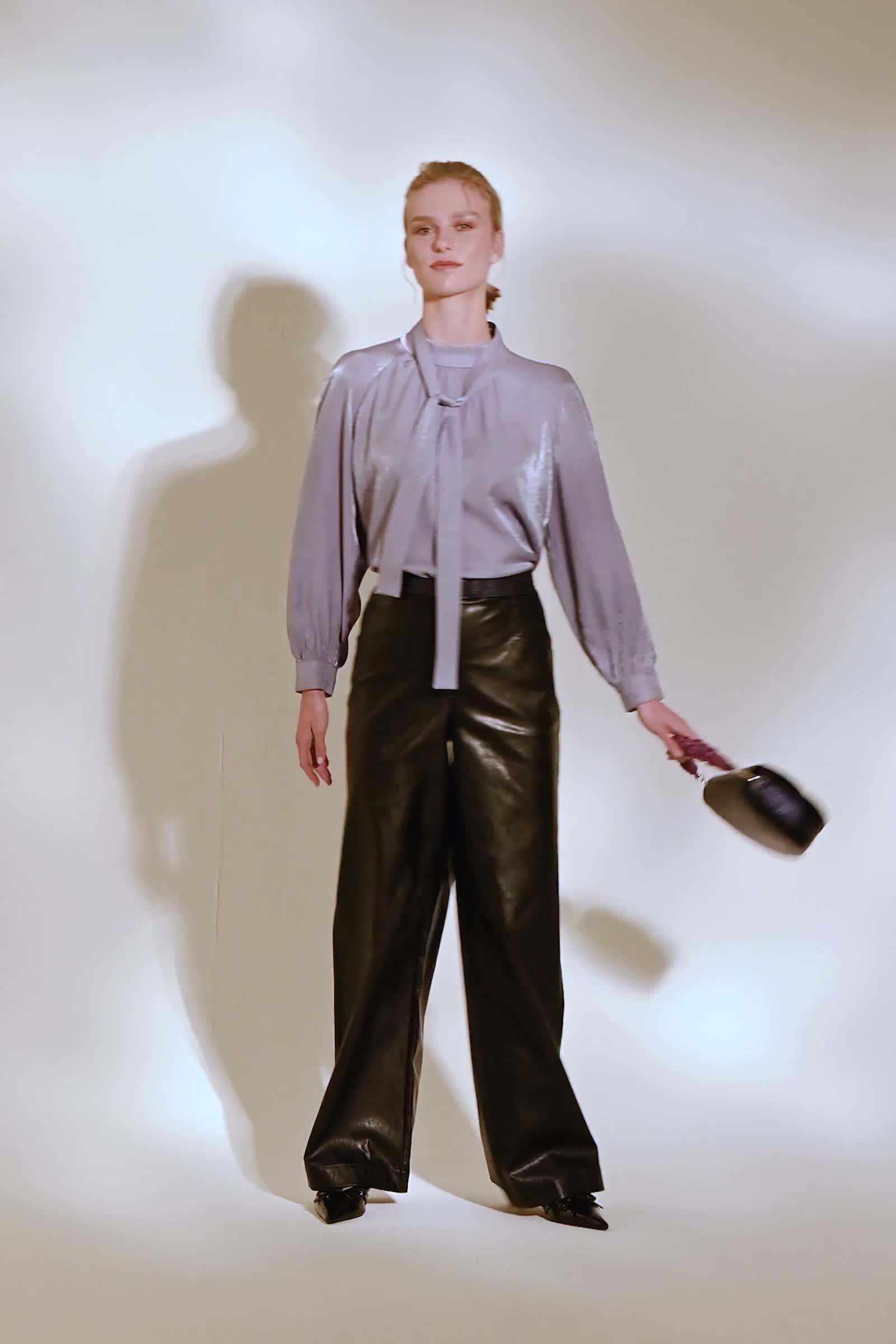 CKS Dames - SHAYNI - blouse short sleeves - grey
