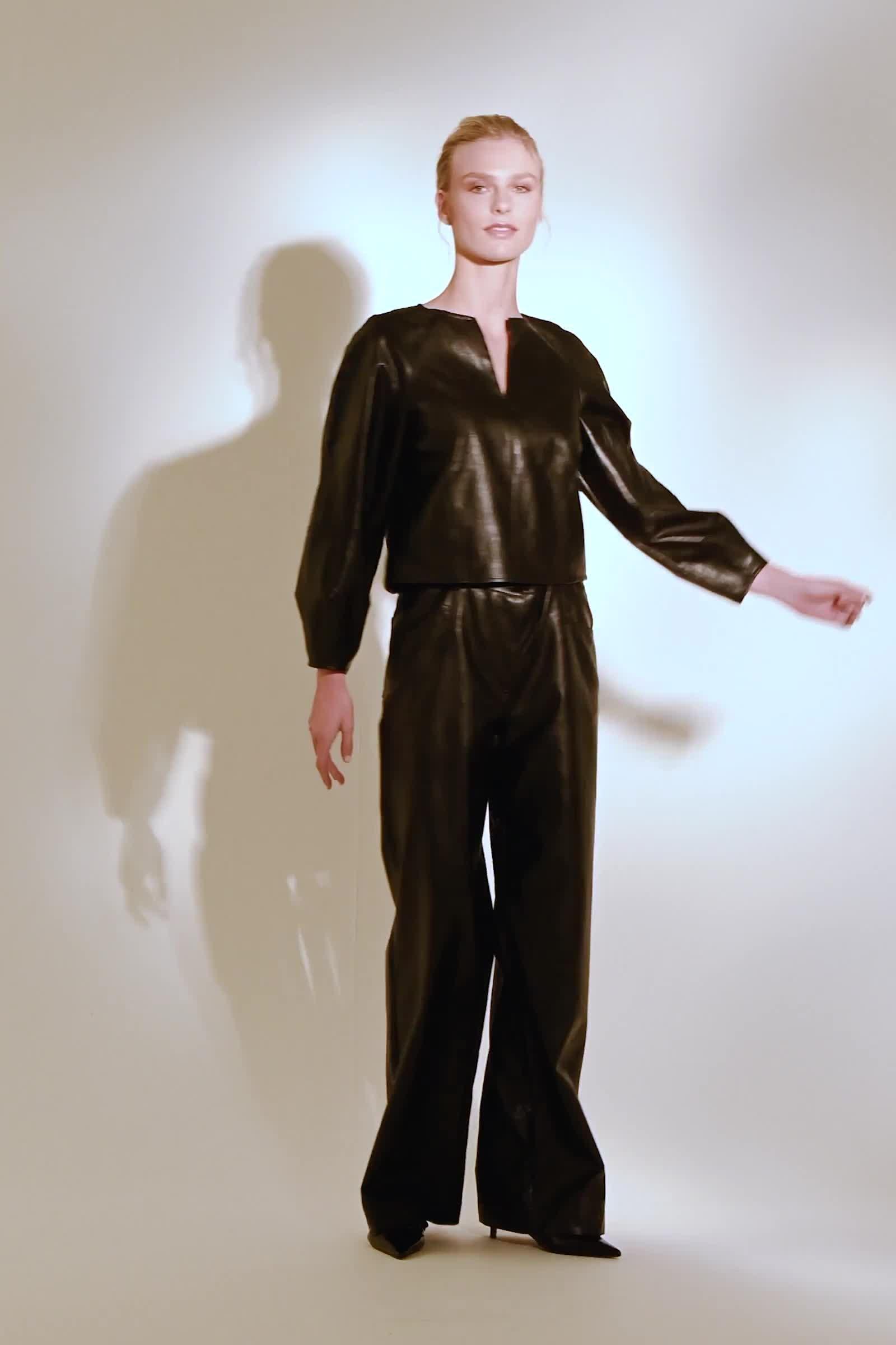 CKS Dames - SIARA - Bluse Kurze Ärmel - Schwarz