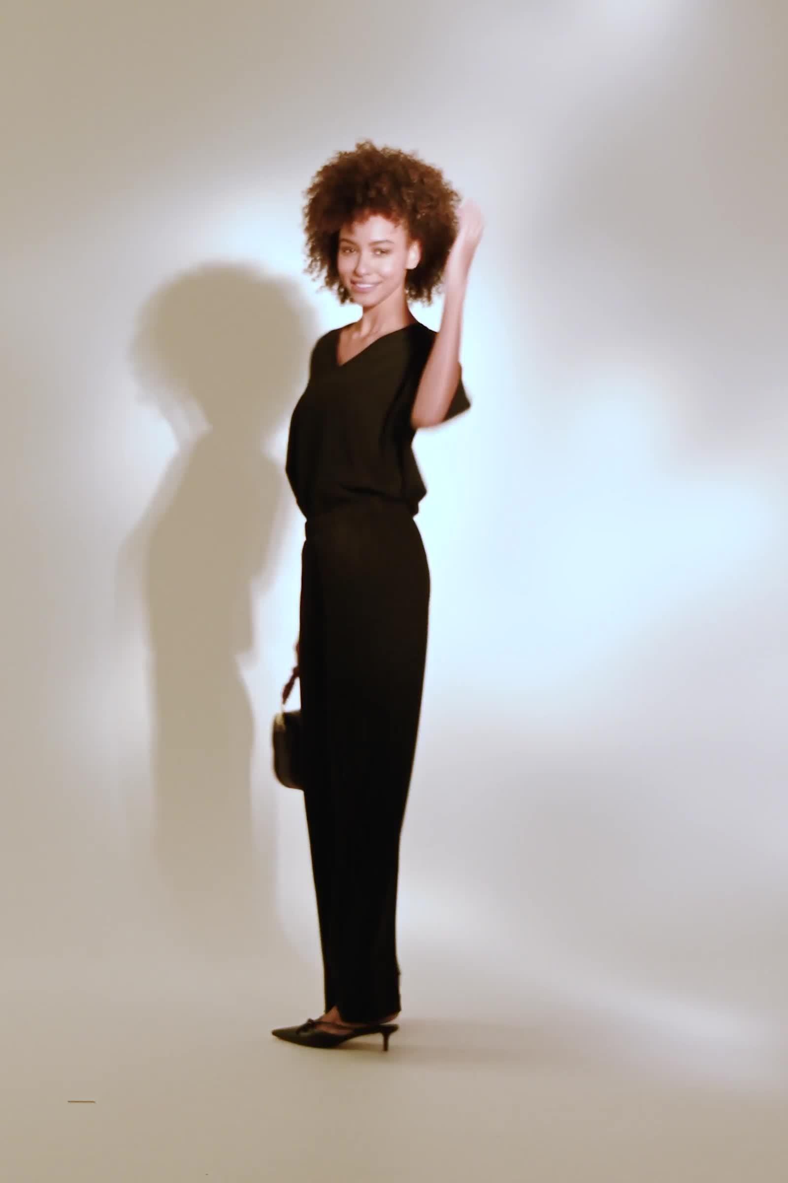 CKS Dames - THEAWIDELONG - pantalon long - noir