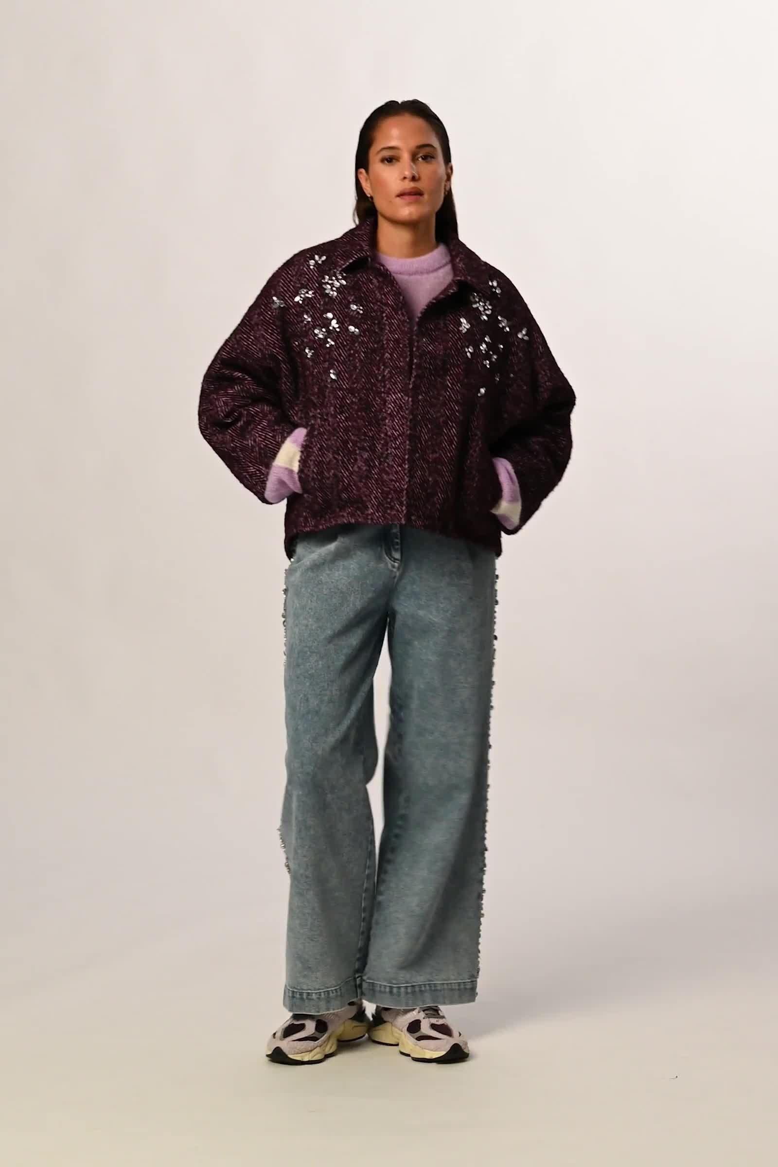 CKS - CHAMP - short coat - purple