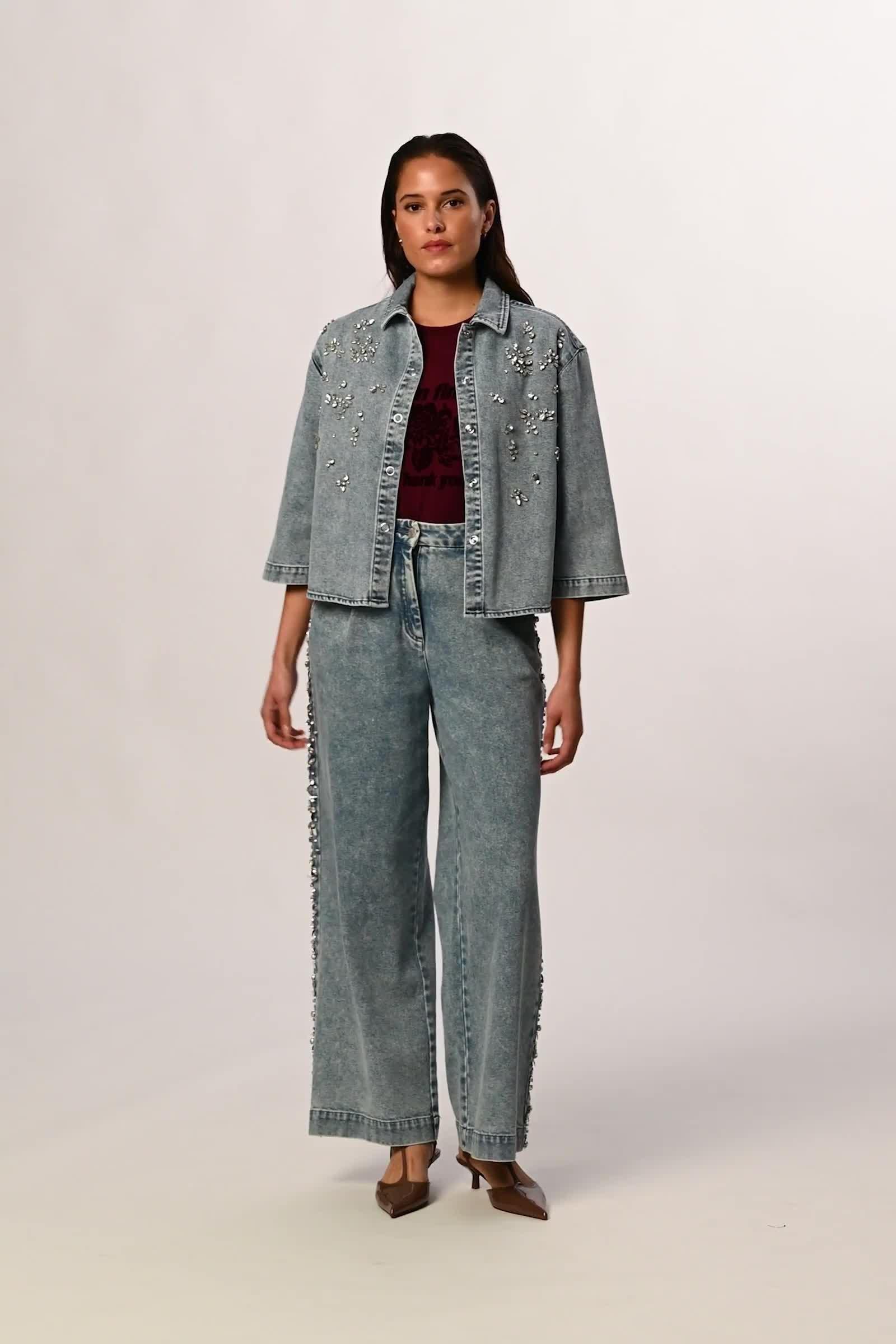 CKS - TIARE - long trouser - blue