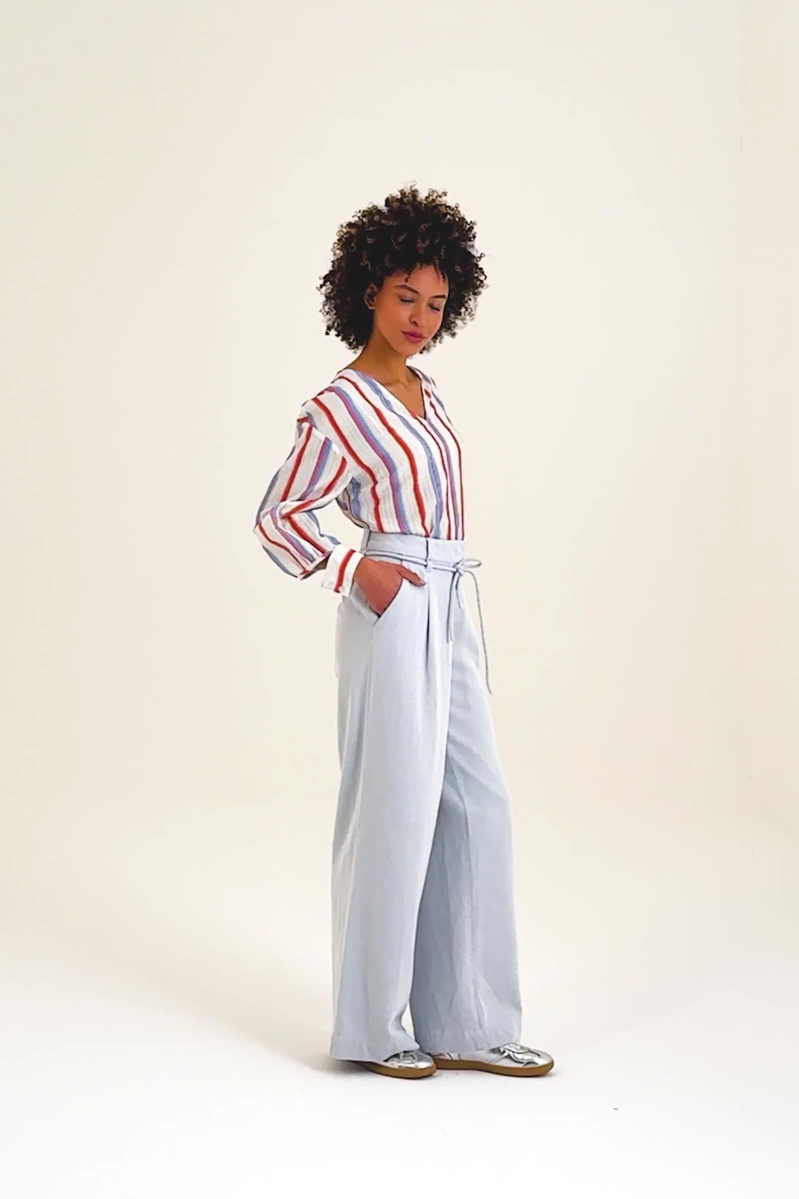 CKS - SUNNY - blouse short sleeves - blue
