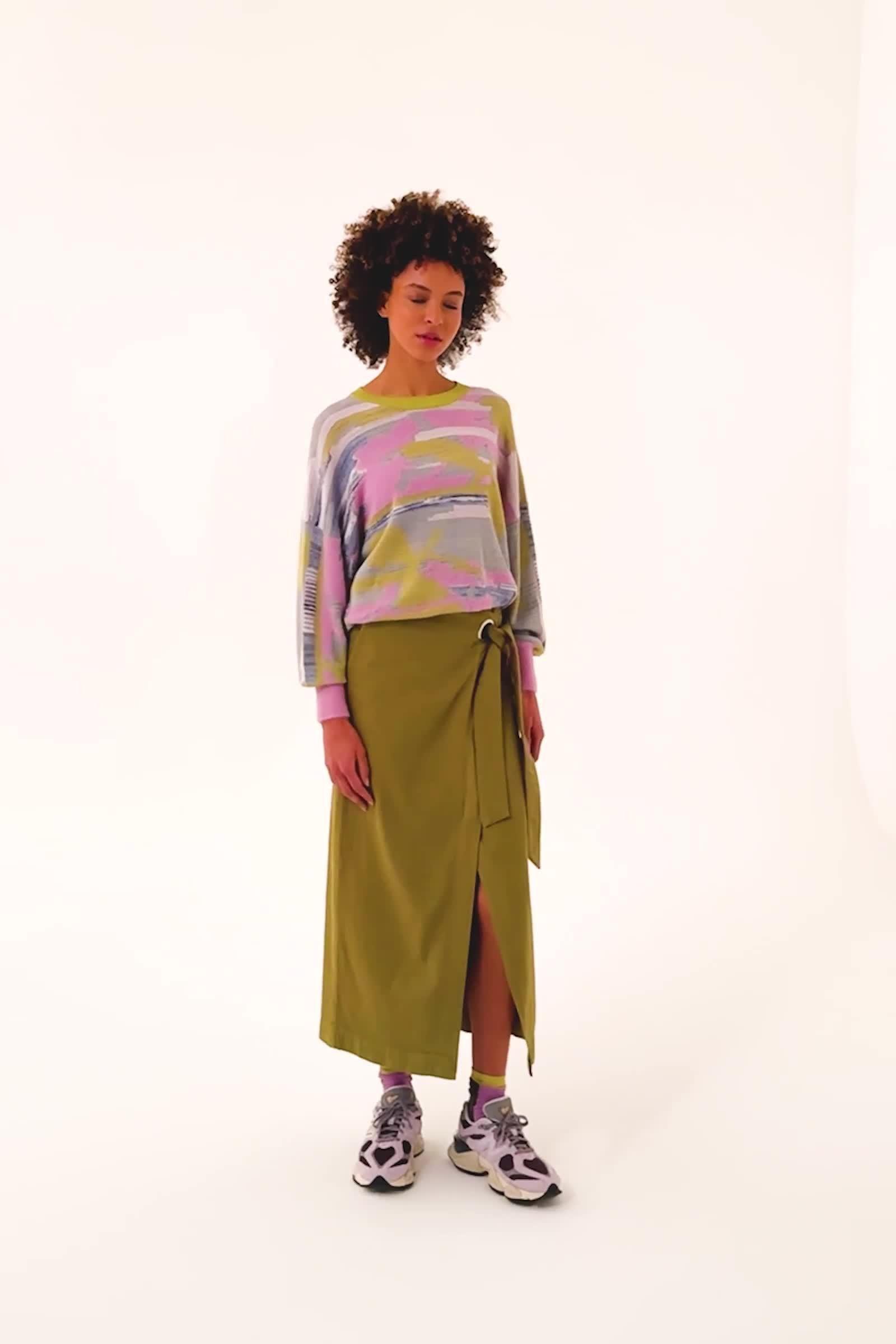 CKS - PARALLAX - pullover - light green