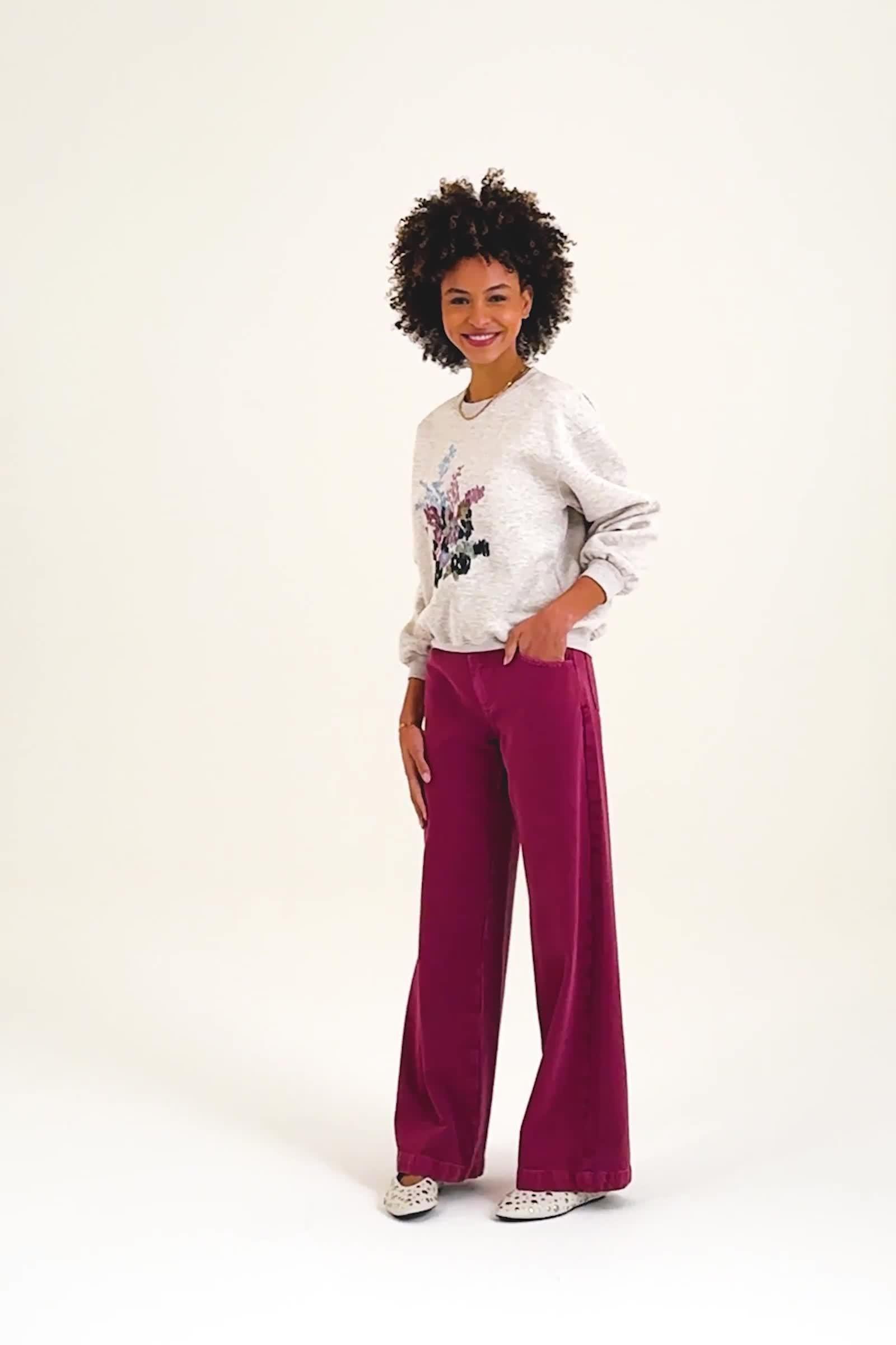 CKS - JAKE - long jeans - dark red