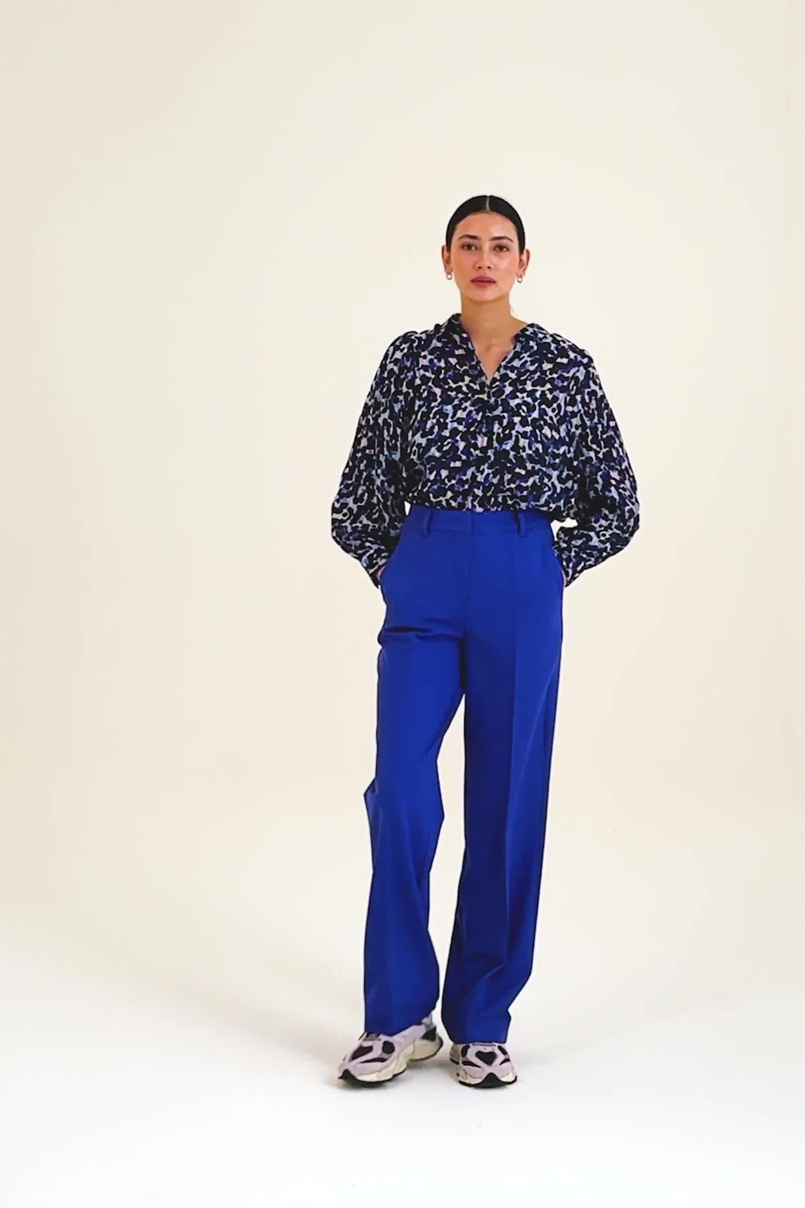 CKS - SHICKO - blouse lange mouwen - donkerblauw