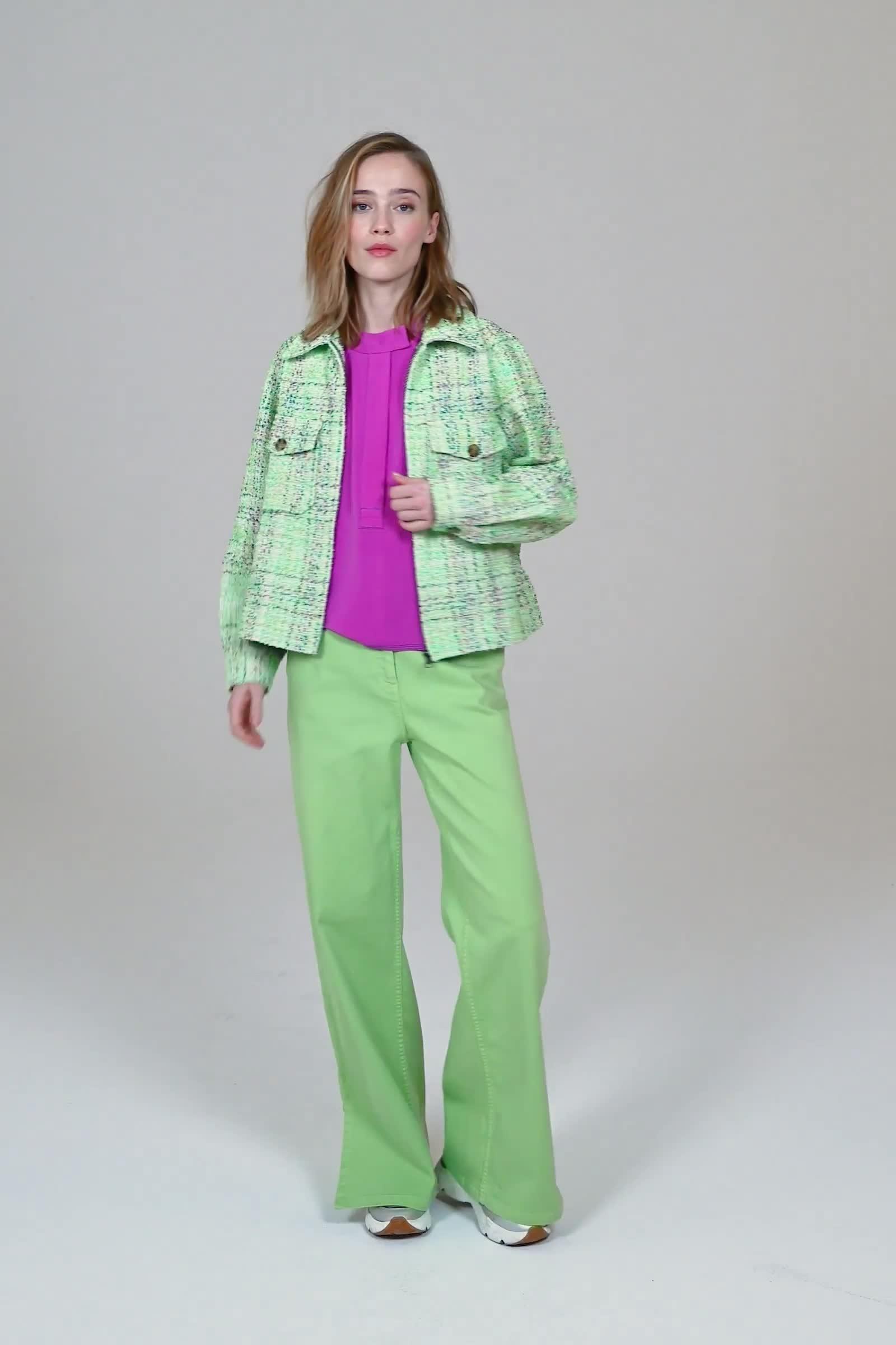 CKS Dames - LEDO - blouse lange mouwen - lila
